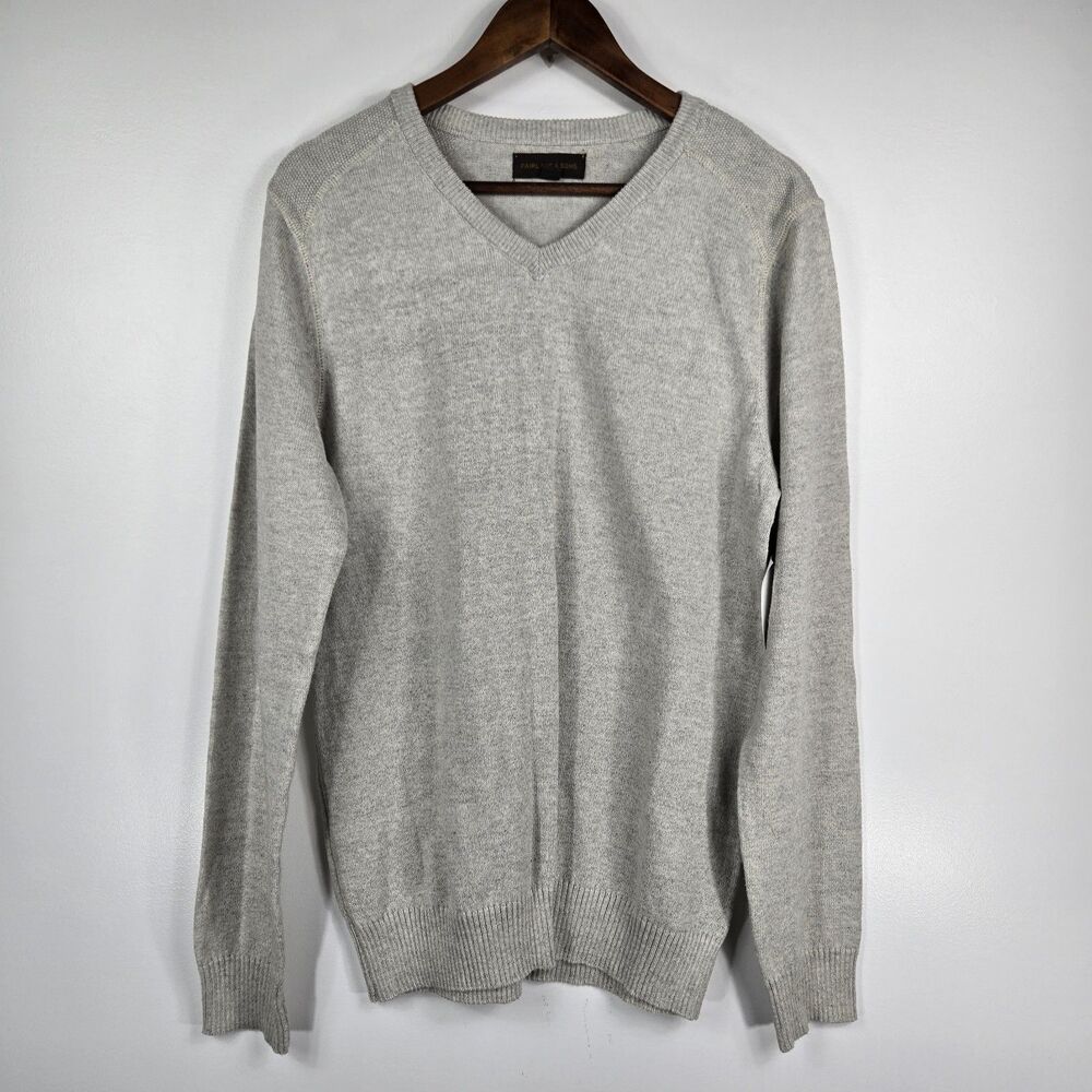 Fairlane‎ & Sons Men's Size Medium Beige Long Sleeve Sweater NWT
